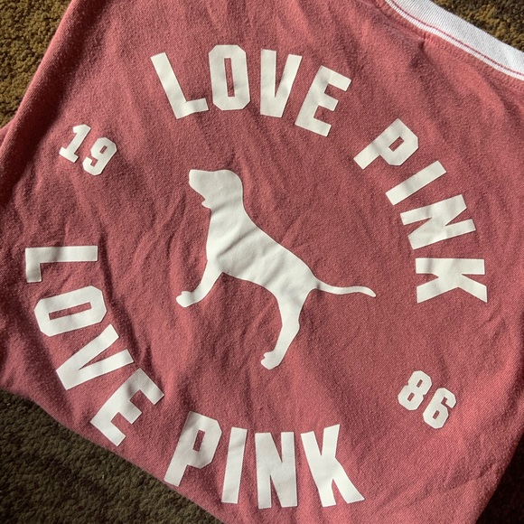 Victoria’s Secret pink, cozy t shirt. - Picture 2 of 2